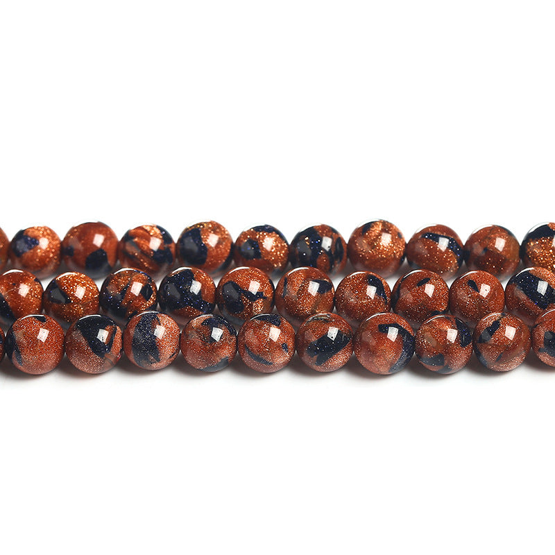 Synthetic mixed sand stone loose beads