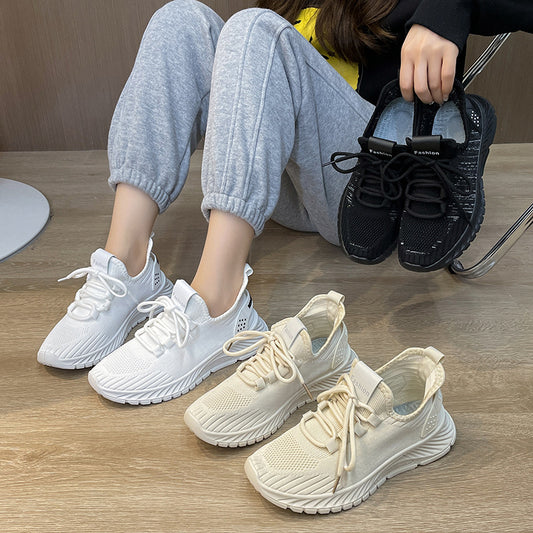 Women's flying mesh sneakers