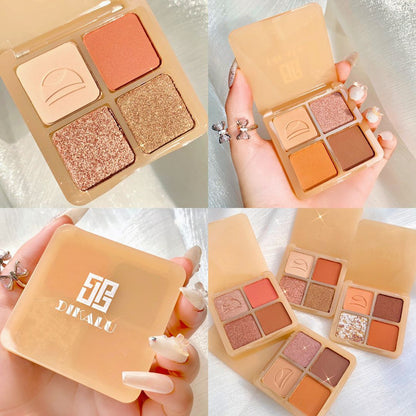 Four-Color Eyeshadow Palette with Shimmer