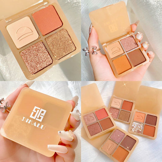 Four-Color Eyeshadow Palette with Shimmer