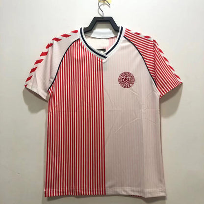 86 WC Denmark Laudrup Retro Home Away Jersey