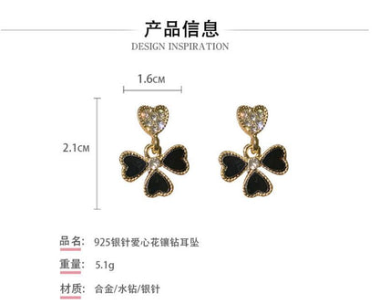 Flower earrings