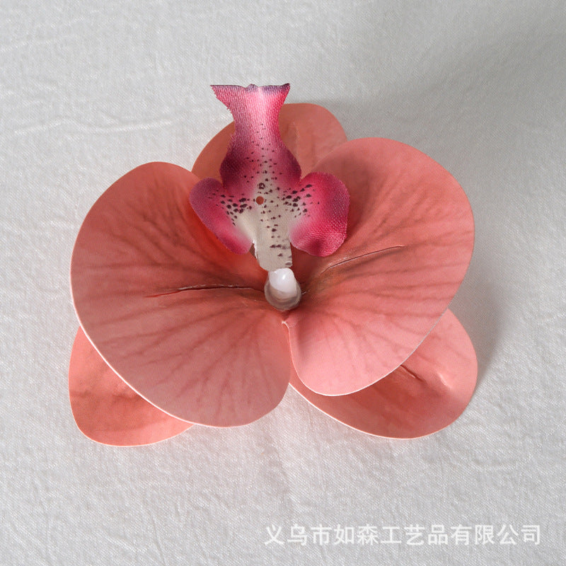 Simulation 3D lamination butterfly orchid flower head