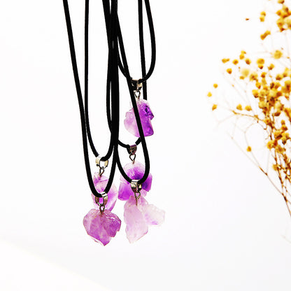 Lavender Amethyst Clavicle Necklace 5-Pack