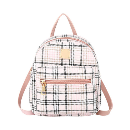 Plaid backpack