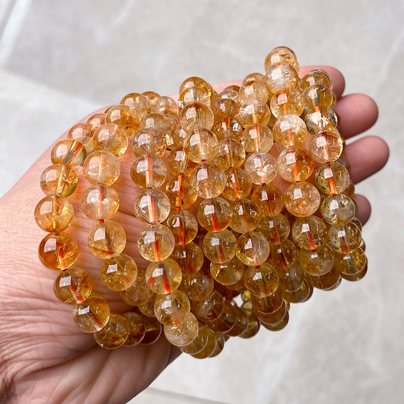 Natural citrine citrine bracelet