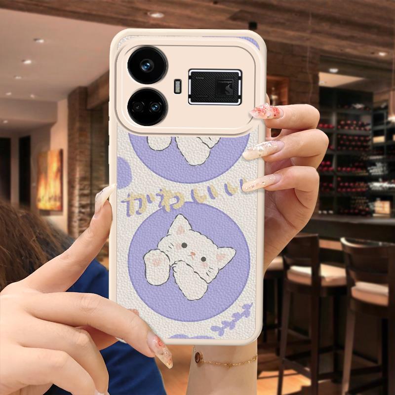 OPPO Realme GT5 Cute Cartoon Case Textured Creative