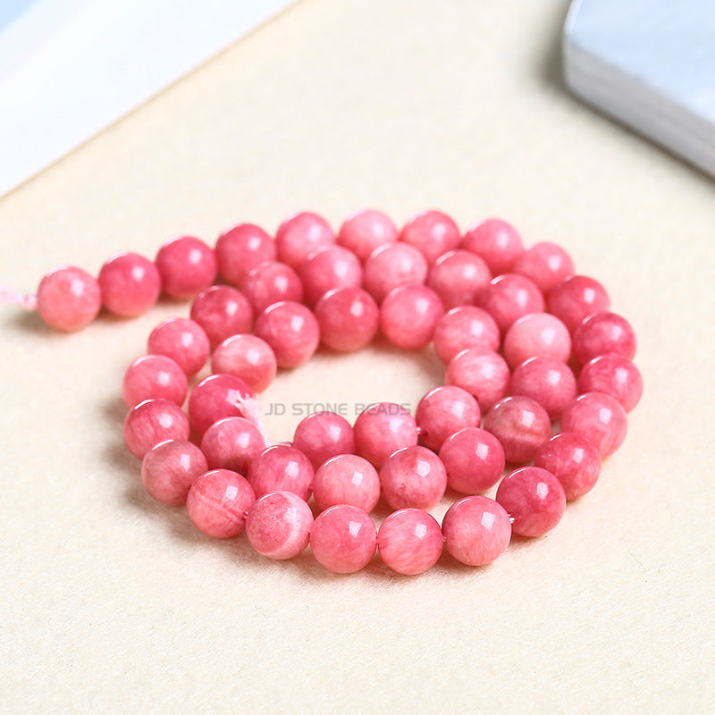 Imitation Argentine red stone loose beads round beads