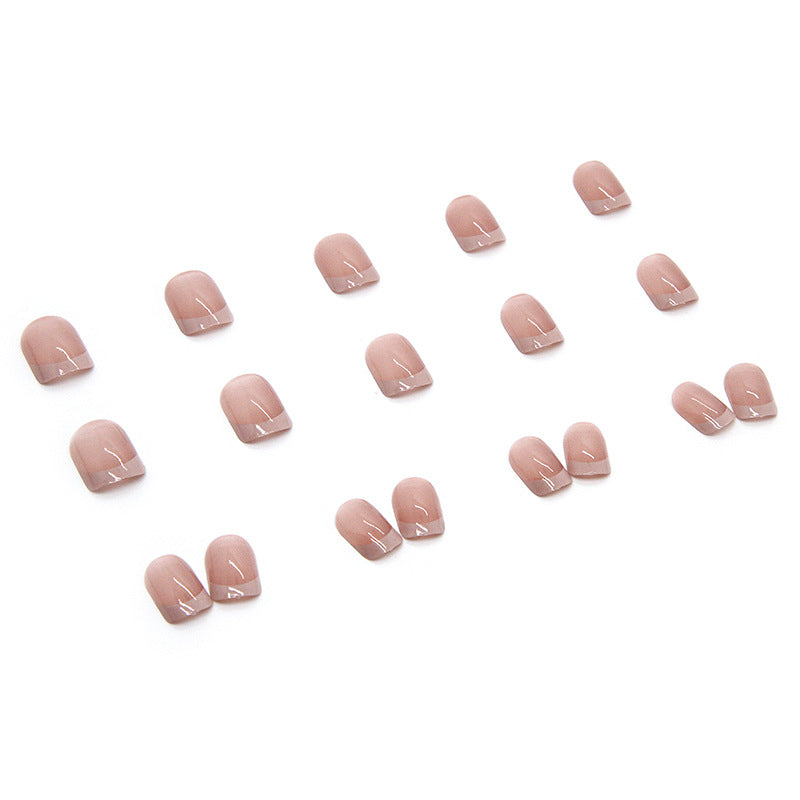 Minimalist Pink Transparent Wearable Nail Stickers