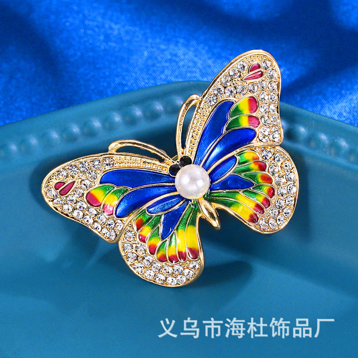 Butterfly brooch enamel craft