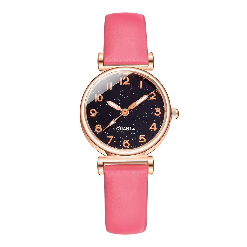 INS Round Dial Digital Women's Watch