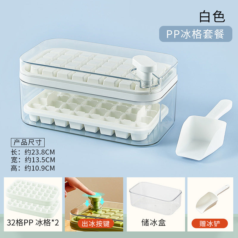 One-touch ice tray