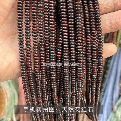 4 * 2Mm natural jade abacus beads loose beads