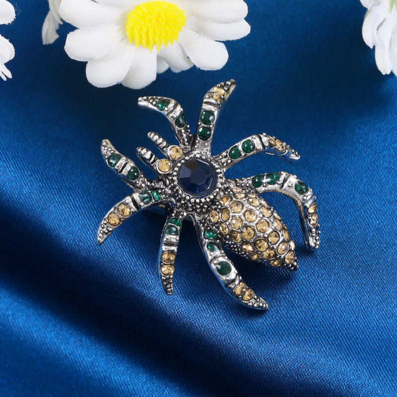 Personalized Spider Insect Brooch