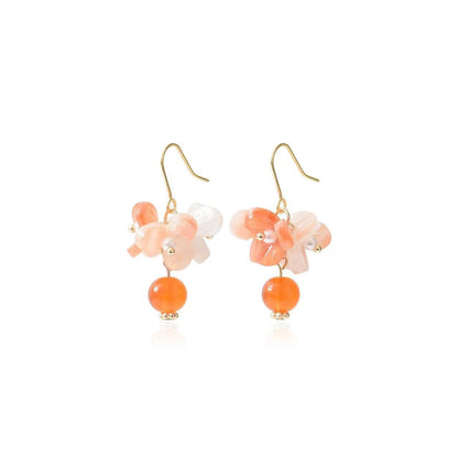 Pendientes de flores de moda en oferta 