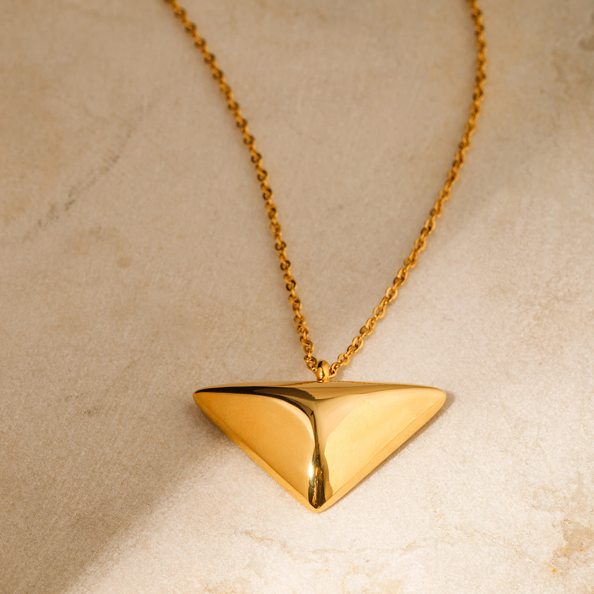 Triangle Pendant Necklace Jewelry