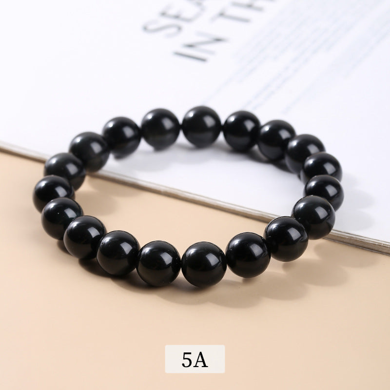 Pulsera de obsidiana natural 