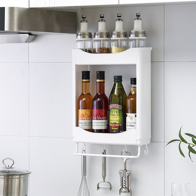 Double-Layer Wall-Mounted Spice Rack