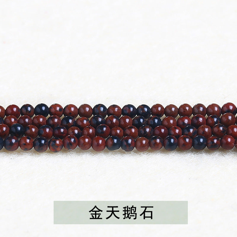 Very fine beads all kinds of crystal agate 2mm-3mm round beads