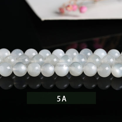 White moonlight loose beads DIY beads