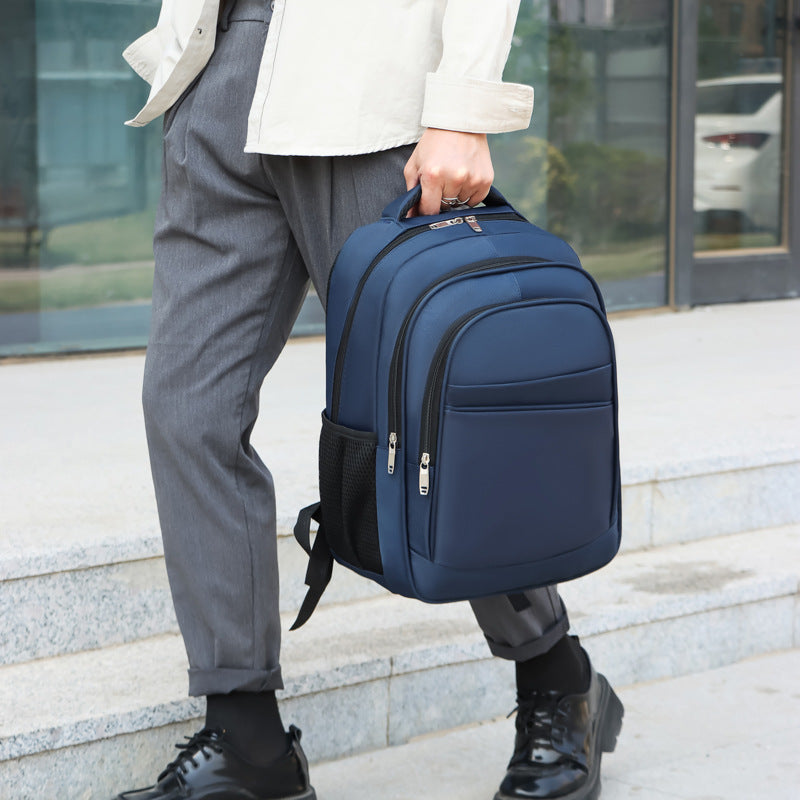 Solid color men's business leisure computer bag