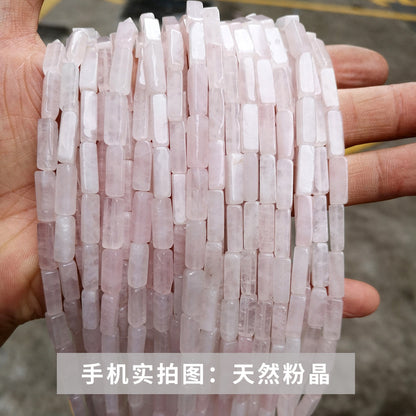 4 * 13Mm crystal agate square loose beads