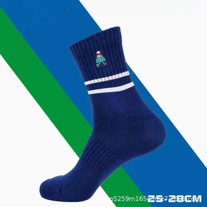 Rainbow Badminton Socks Thick Anti-Slip Unisex