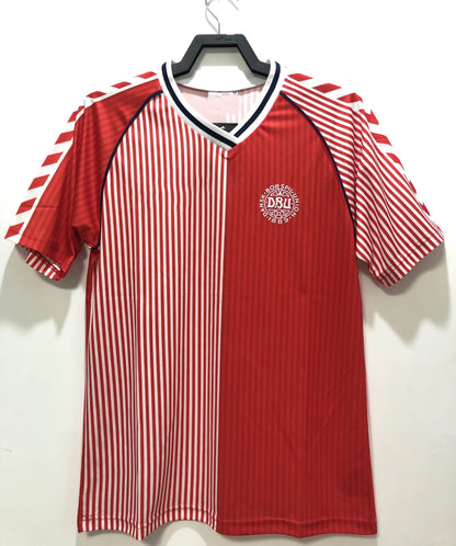 86 WC Denmark Laudrup Retro Home Away Jersey