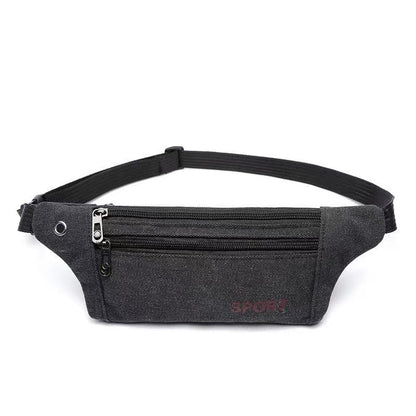 Men's waist bags wholesale canvas phone bags