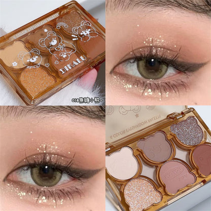 Paleta de sombras de ojos de 6 colores Swan Ballet 