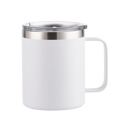 Office household handle with lid thermos cup