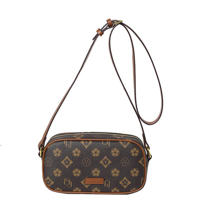 New retro versatile printed exquisite bag