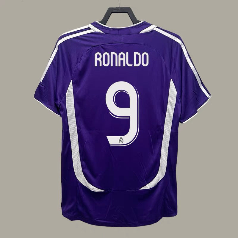 06-07 Real Madrid Retro Home Away Ronaldo Beckham Ra¨²l Guti Jersey