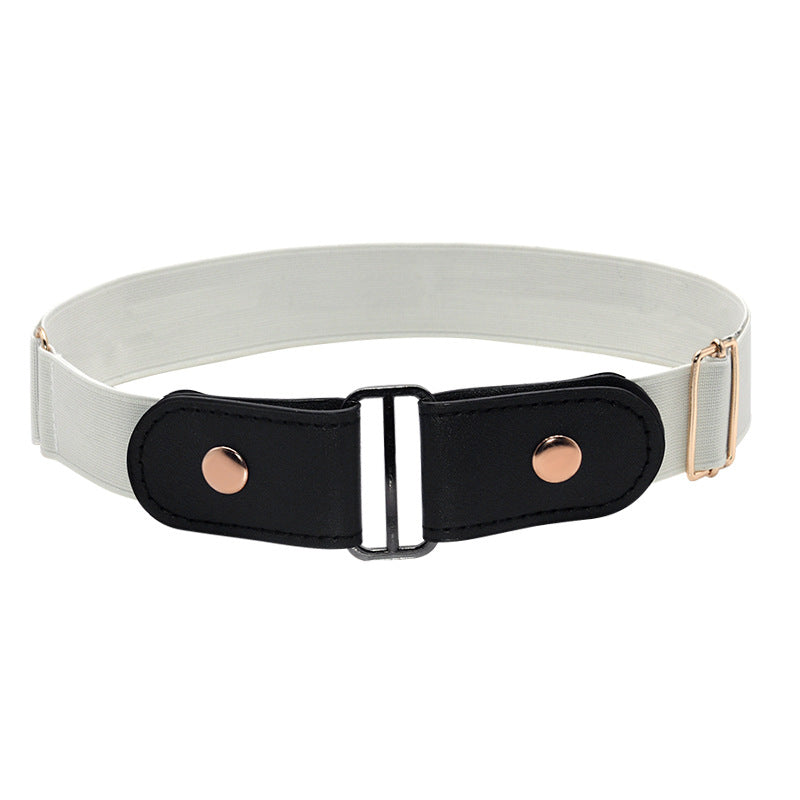 Belt men's and women's elastic belt