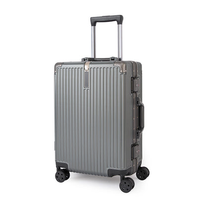 Aluminum frame suitcase is wear-resistant and anti-drop.