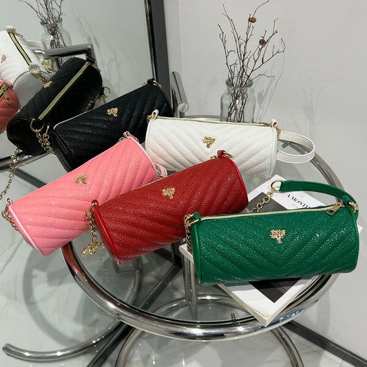 Cylinder bag Korean version women's small bag