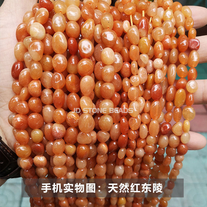 Crystal gravel conformal loose beads