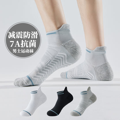 Summer Breathable Anti-Slip Anti-Odor Sports Men's Socks