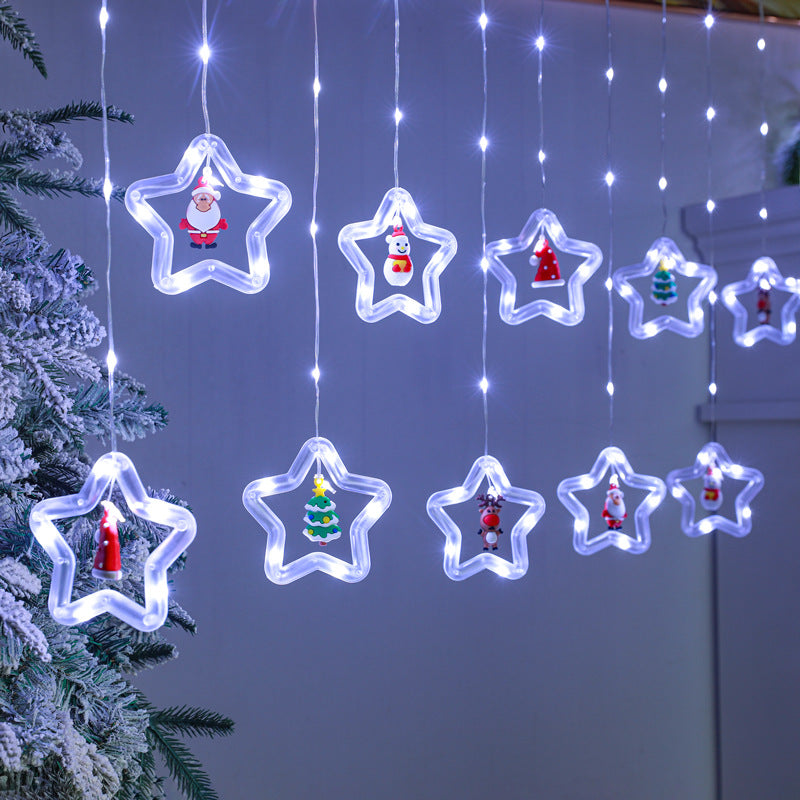 Christmas decoration store LED string lights star lights