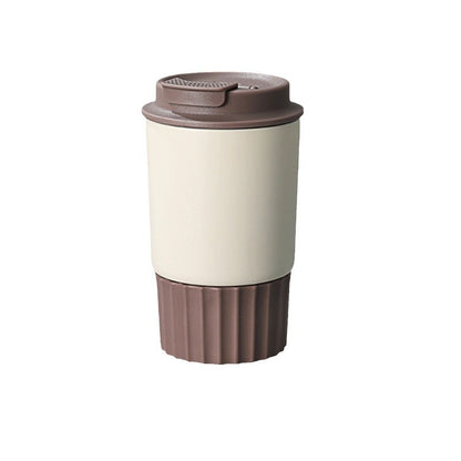 Contrasting color 304 double-layer coffee cup