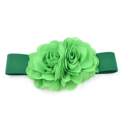 6Cm wide flower decorative waist seal