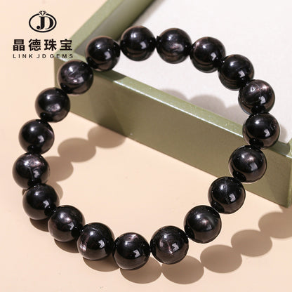 7A grade natural strong light golden stone bracelet