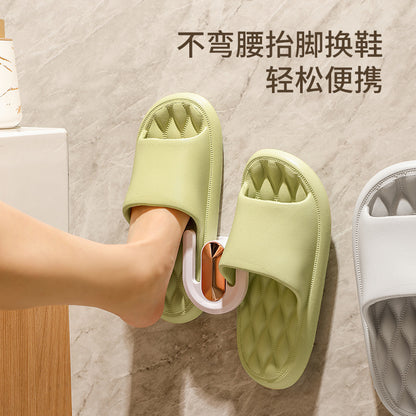 Bathroom No-Drill Shoe Rack Wall-Mount