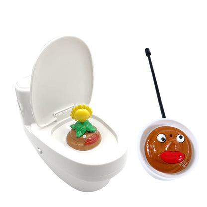 Remote Control Moving Water Spraying Toilet Prank Toy Stress Relief Magical Gift Novelty Item