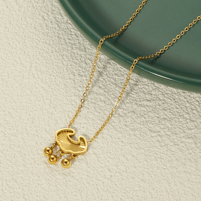 Safety Lock Necklace Gold