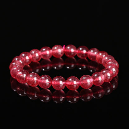 Pigeon Blood Strawberry Crystal Bracelet