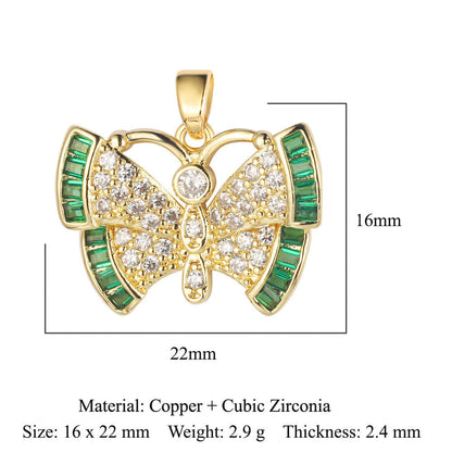 3 pcs/bag, Blessed Virgin Sun Eye Copper Zircon Pendant.