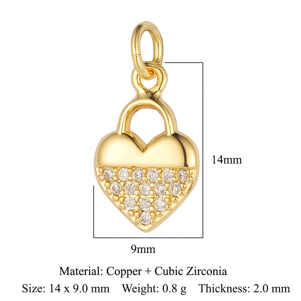 Zircon Sun Star Moon Bee Butterfly Pendant