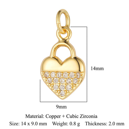 Zircon Sun Star Moon Bee Butterfly Pendant