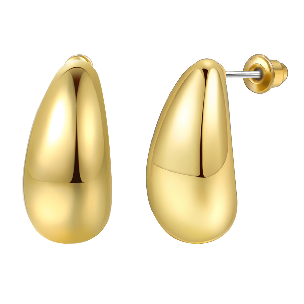 Popular C-shaped earrings with high-end feel